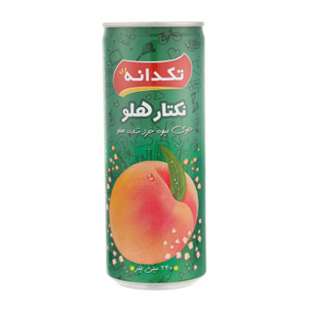 نکتار هلو 240 میلی‌لیتری تکدانه